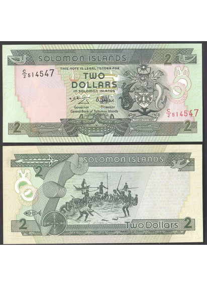 ISOLE SALOMONE 2 dollari 1997 fior di stampa